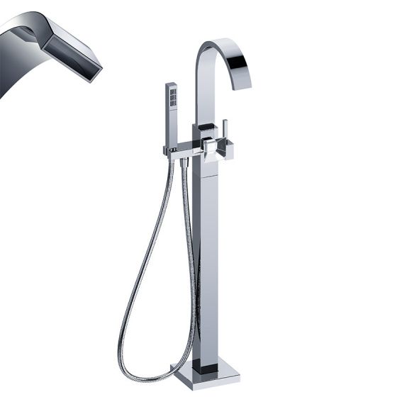 Bath tub mixer - Tub/shower mixer for floor standing mounting,assembly set  - Article No. 626.10.820.xxx-AA